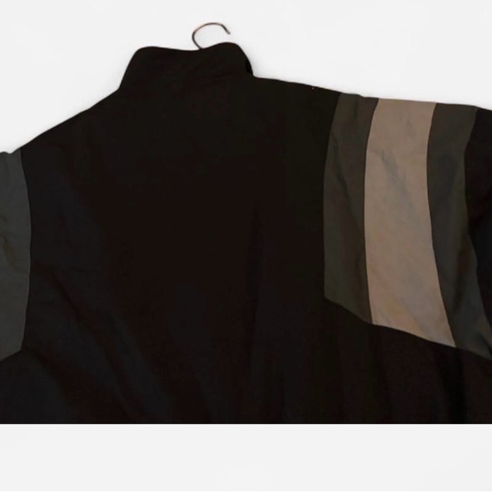 Black and Gray Windbreaker